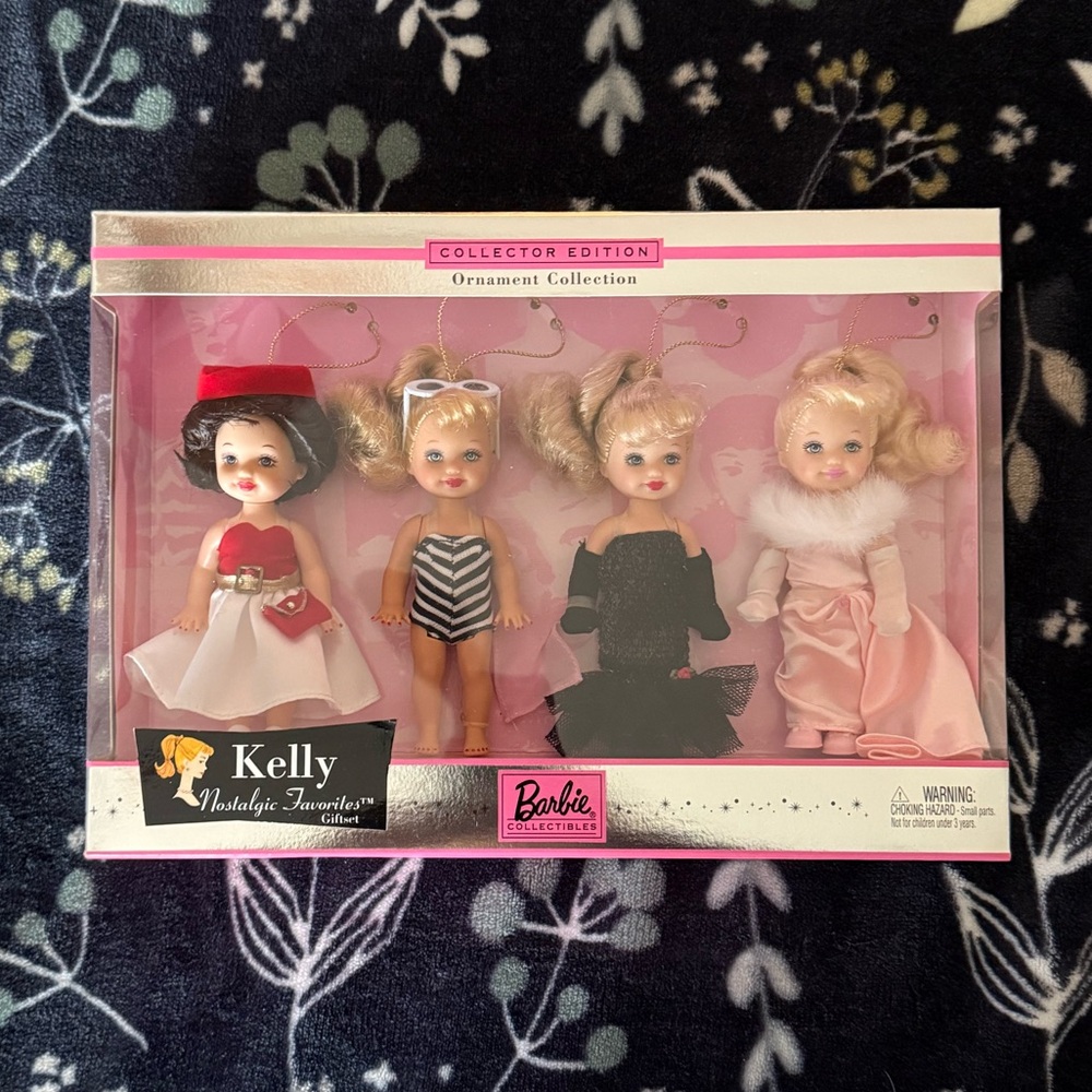 Vintage Barbie Collector Edition Ornament Collection - Kelly Dolls